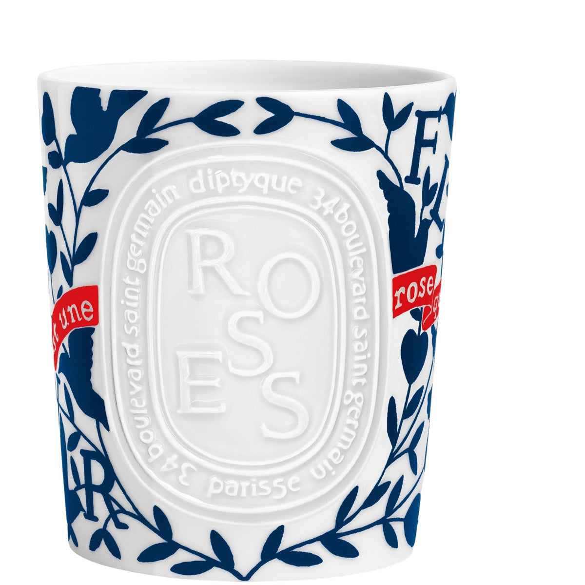 Große Roses Kerze (Valentinstagsedition)