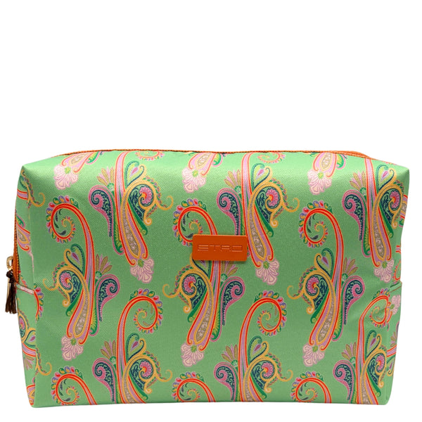 Etro Toilettas Paisley Green Large