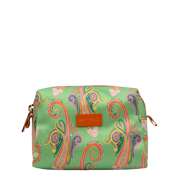 Etro Toilettas Paisley Green Small