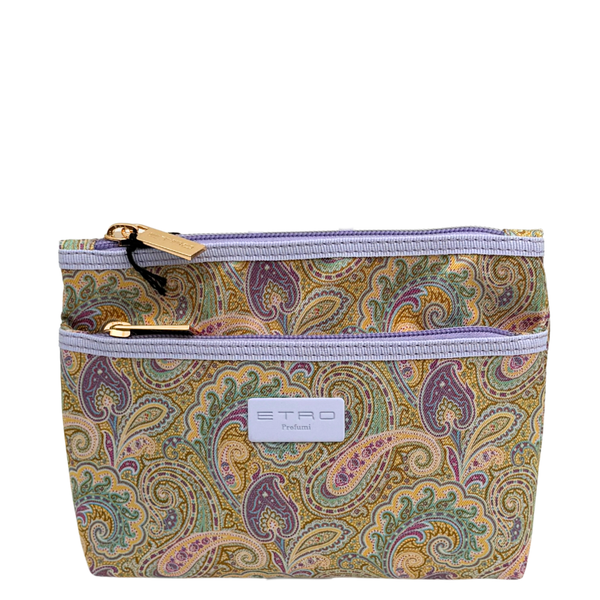 Etro Toilettas Lila Double Zipper