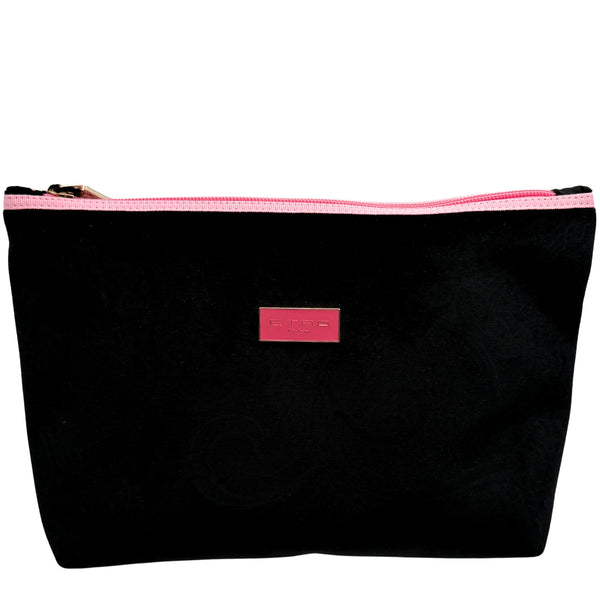 Etro Kulturbeutel aus Wildleder, Schwarz, Groß 3