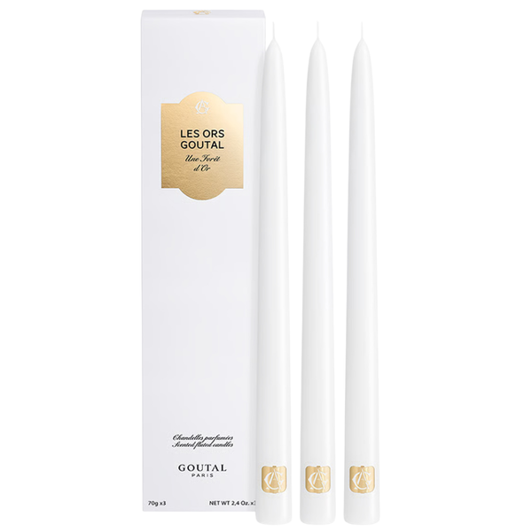 Une Forêt d’Or (Noël / Christmas) 3 x Scented Dinner Candle