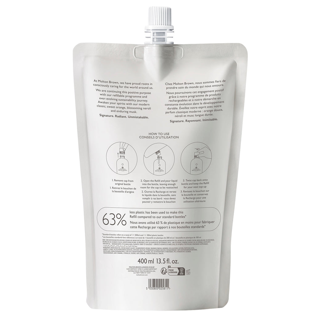 Molton Brown - Orange &amp; Bergamot - Bath &amp; Shower Gel Refill