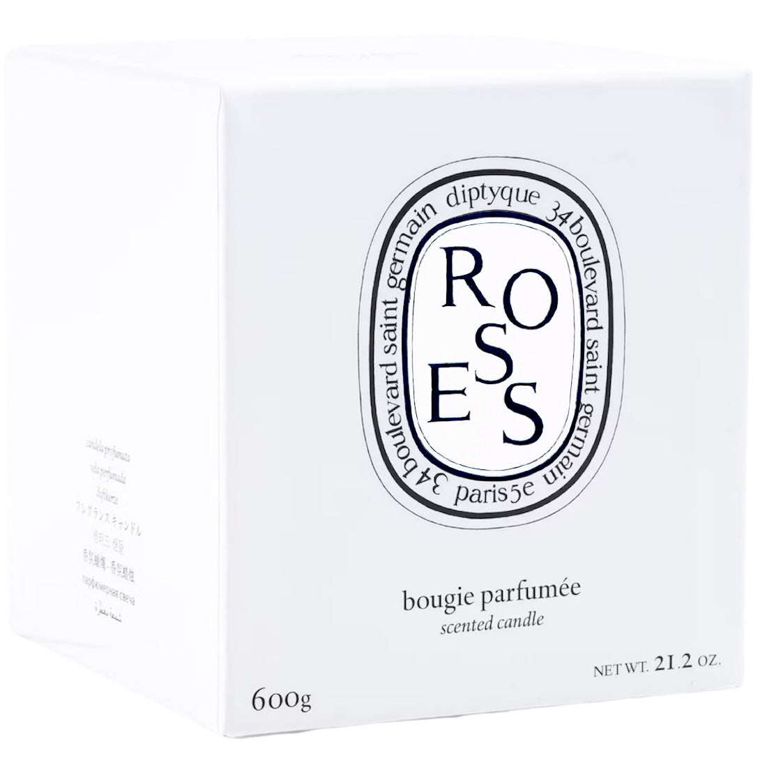 diptyque ROSES 600g 3ウィックキャンドル Diptyque - Roses - Candle 600 gr (3 Wick) – Celeste Parfums