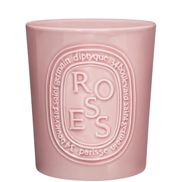 Roses (3 Wick) Colored Candle